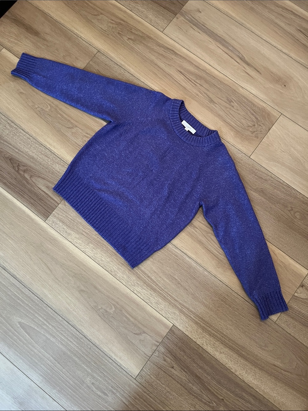 LOFT Seamed Raglan Sweater - Picture 3 of 5